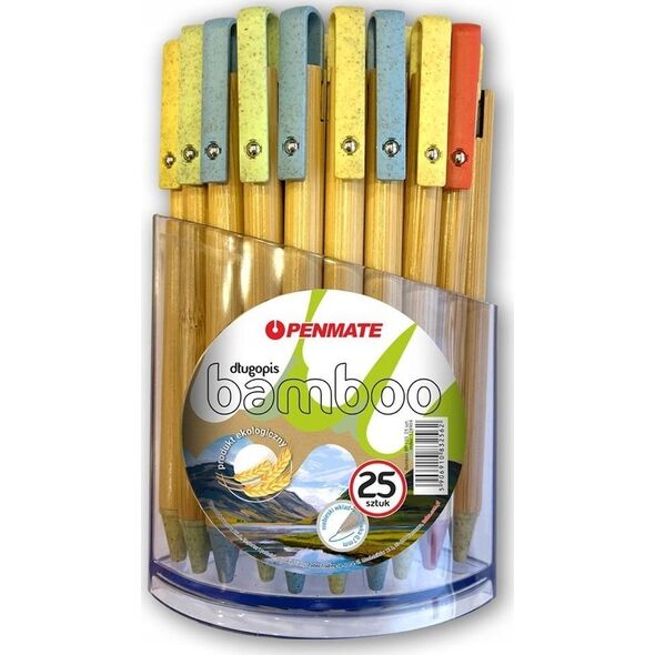 Μείγμα στυλό Teka Bamboo BP-103 (25 τμχ) PENMATE 13897006 5906910832562