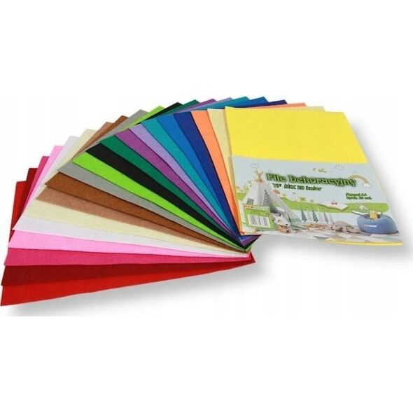 Polsirhurt Filc dekoracyjny mix 20x30cm 20szt