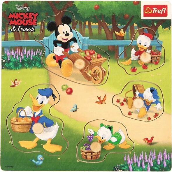 Trefl Puzzle mini drewniane - Mickey & Friends TREFL