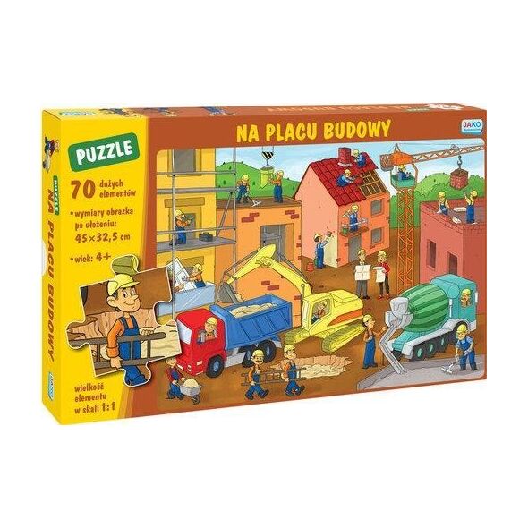 Ravensburger Puzzle 70 Na placu budowy