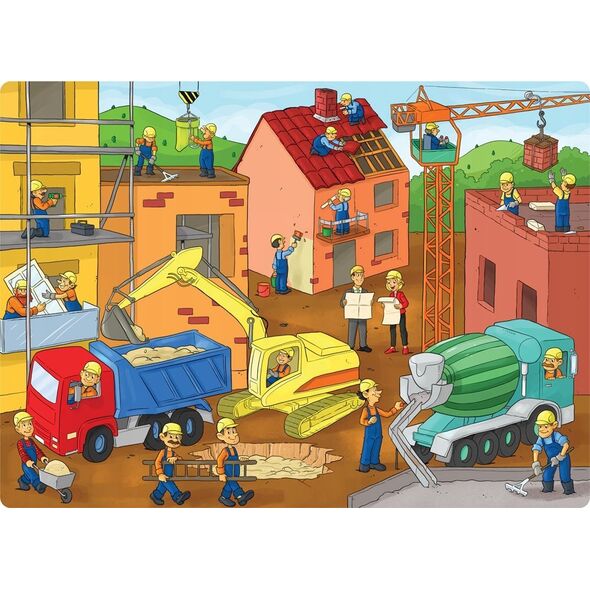 Ravensburger Puzzle 70 Na placu budowy