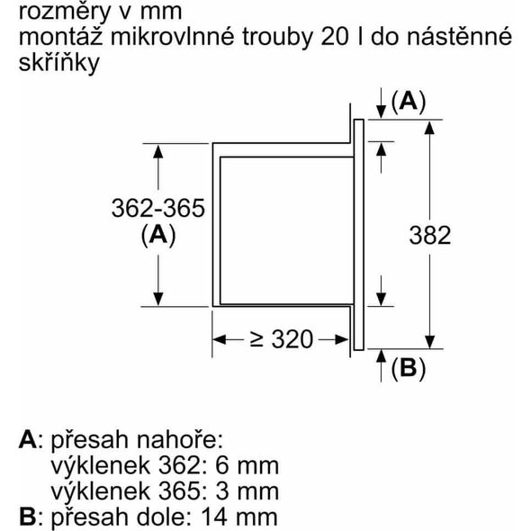 Kuchenka mikrofalowa Bosch Bosch Serie 2 BFL623MB3 vestavná mikrovlnná trouba, 800 W, 5 stupňů výkonu, LED displej, černá