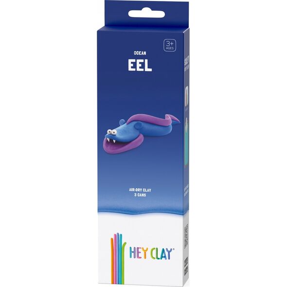 Tm Toys Hey Clay Masa plastyczna Węgorz 3 puszki HCL 30060CEE3