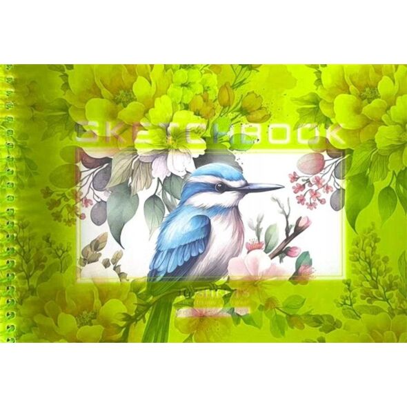 Τετράδιο σκίτσων A5/40K, λείο, κυκλικό Kingfisher FRESH 14047557 6971901346730