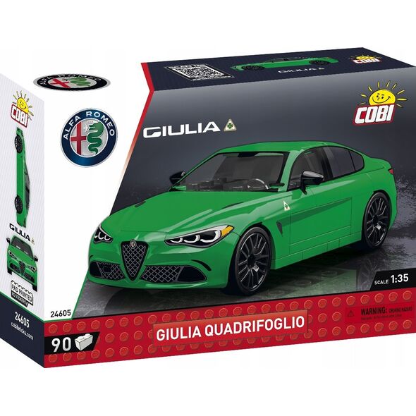 Cobi COBI 24605 Alfa Romeo Giulia Quadrifoglio 90 klocków
