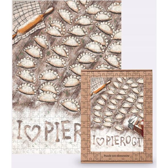 Eurographics Puzzle 500 I love pierogi