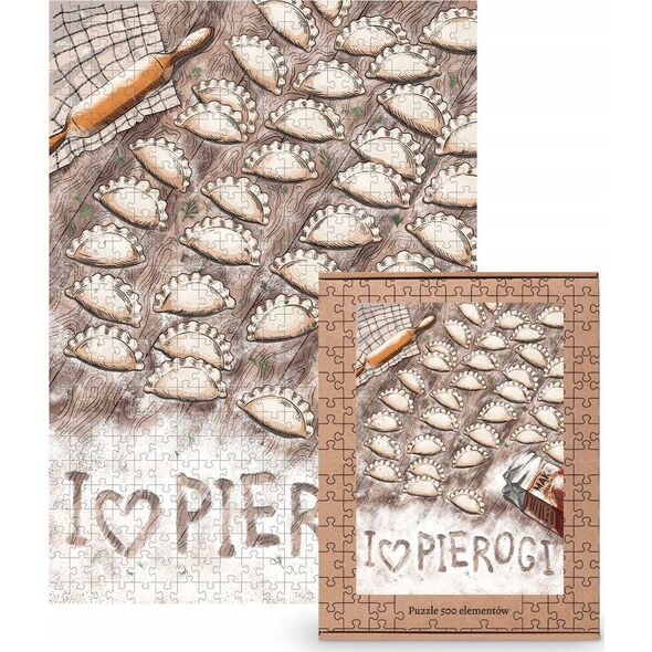Eurographics Puzzle 500 I love pierogi