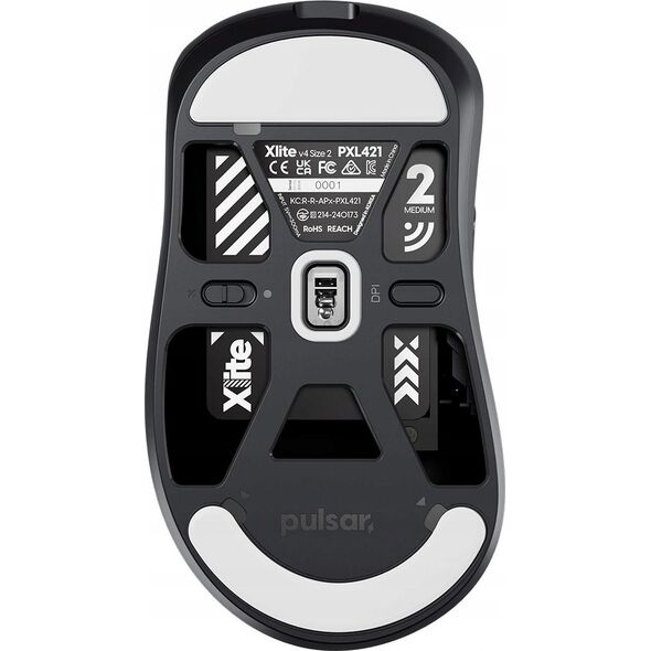 Pulsar Xlite V4 Juodas (Juoda) Belaidė Žaidimų Pelė
