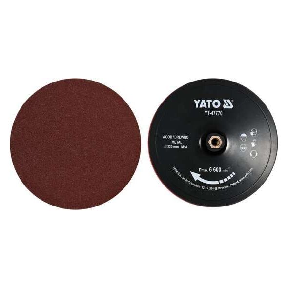 Yato tarcza z rzepem 230mm M14+akcesoria (YT-47770)