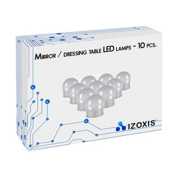 Izoxis Lampki LED na lustro/ do toaletki- 10szt.