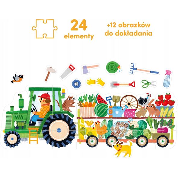 NICI CzuCzu Moto puzzle Traktor