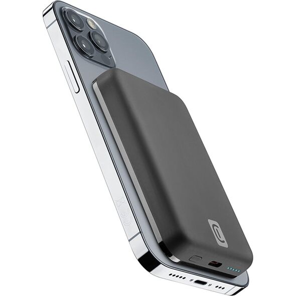 Powerbank Cellular Line Cellularline MagSafe Wireless Power Bank MAG 5000 BLACK