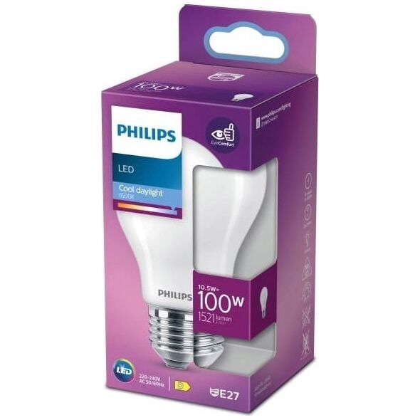 Signify Philips LED Lampe 100W E27 Tageslichtweiß 1521lm matt 1er P