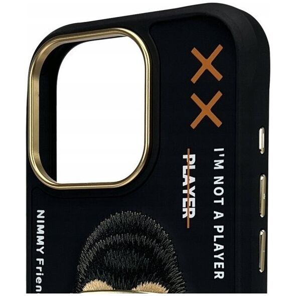 Nimmy case iPhone 16 Pro Max 6.9" black/black Cool&Cute 2.0 Monkey