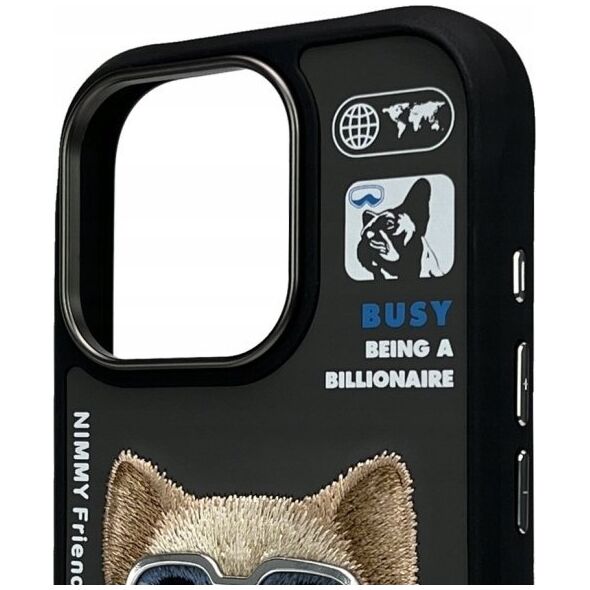 Nimmy iPhone 16 Pro Max 6.9" Case Black Cool&Cute 2.0 Dog