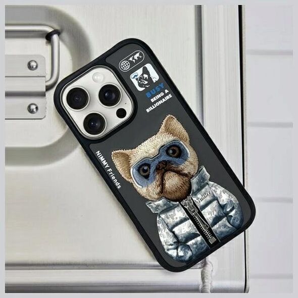 Nimmy iPhone 16 Pro Max 6.9" Case Black Cool&Cute 2.0 Dog
