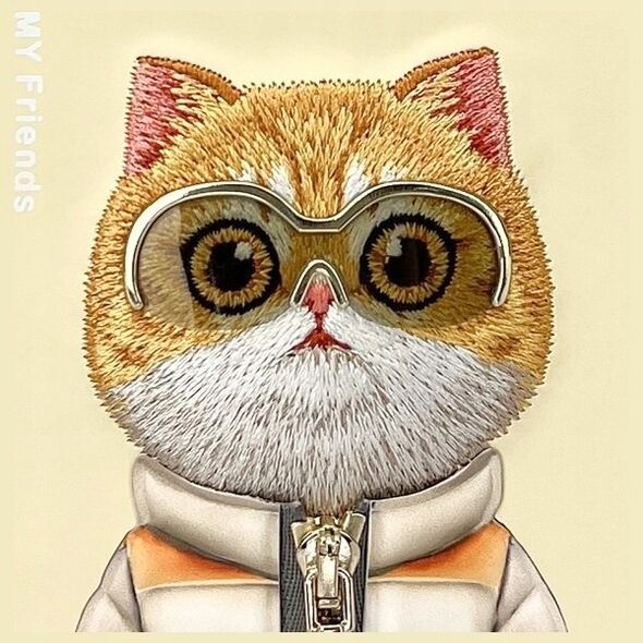 Nimmy case iPhone 16 Pro Max 6.9" khaki Cool&Cute 2.0 Cat