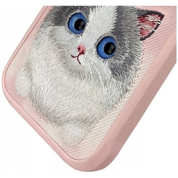Nimmy iPhone 16 Pro Max 6.9 Case Pink Big Eyed Pet 2.0 Cat