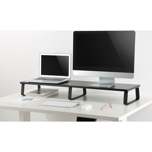 Mozos DUAL RISER S podstawka półka pod dwa monitory