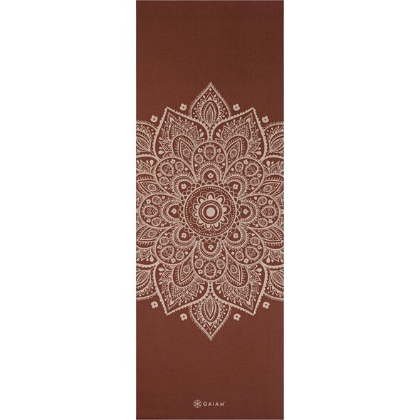 Gaiam GAIAM ΕΝΤΟΝΗ ΣΚΟΥΡΙΑΣΗ ΗΛΙΟΡΟΛΟΓΙΟ FLOWER YOGA MAT 5MM 65733 14224596 18713657336