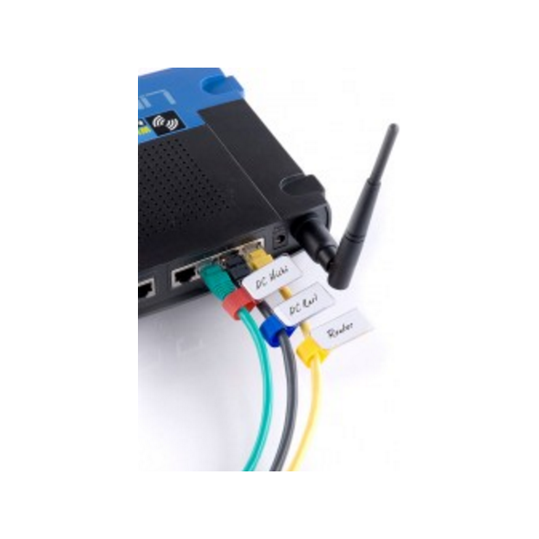 Organizer LABEL THE CABLE Rzep Biały 10 sztuk  (LTC2520)