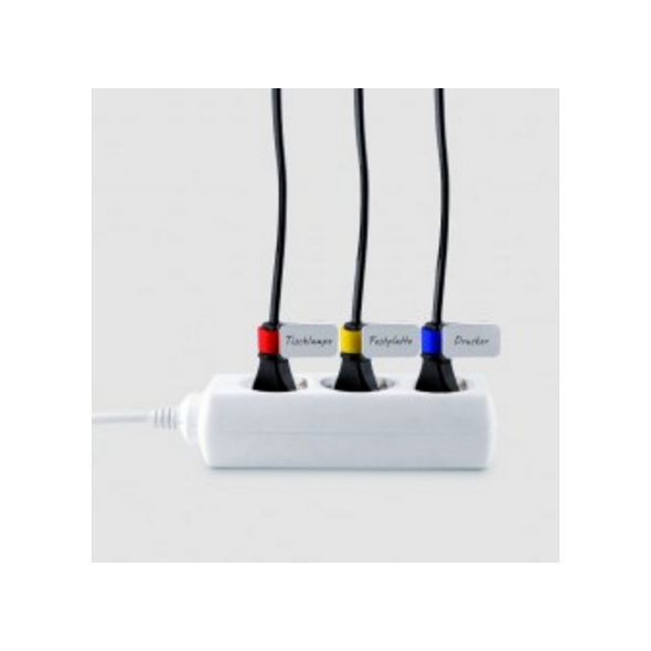 Organizer LABEL THE CABLE Rzep Biały 10 sztuk  (LTC2520)