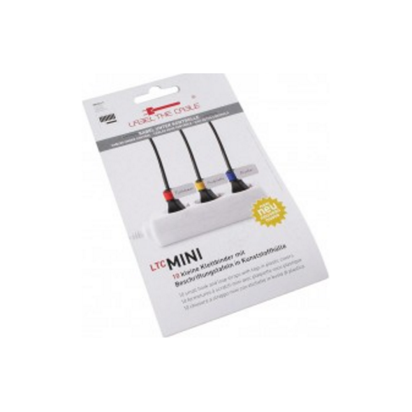 Organizer LABEL THE CABLE Rzep Czarny 10 sztuk  (LTC2510)