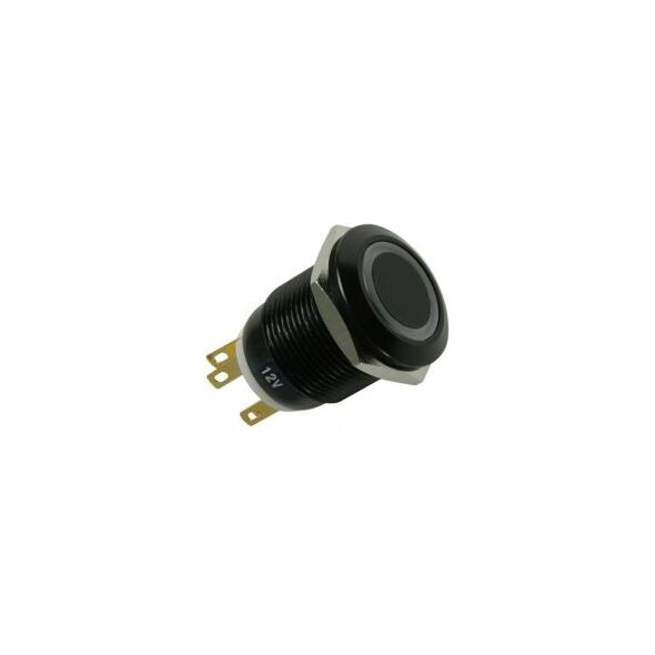 Lamptron Włącznik 19mm Blackline Zielony (LAMP-SW1913L-H)