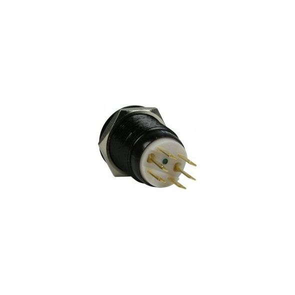Lamptron Włącznik 19mm Blackline Zielony (LAMP-SW1913L-H)
