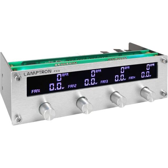 Lamptron Panel FC6 Fan Controller 5,25" srebrny (LAMP-FC0081S)