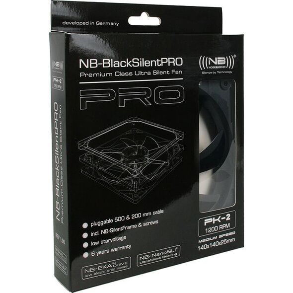 Wentylator Noiseblocker BlackSilent Pro Fan PK2 (ITR-PK-2)