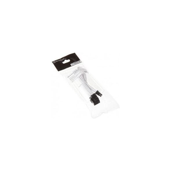 SilverStone PCIe 8-pin - PCIe 8-pin, 0.25m, Czarno-biały (SSTPP07PCIW)