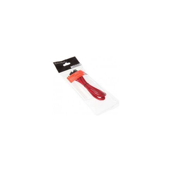 SilverStone PCIe 8-pin - PCIe 8-pin, 0.25m, Czerwony (SSTPP07PCIR)