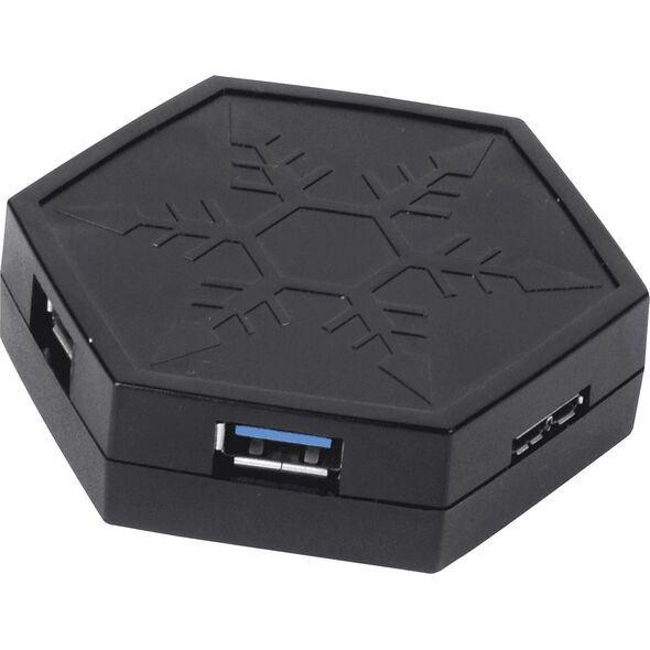 HUB USB SilverStone 4x USB-A 3.0 (SSTEP01B)