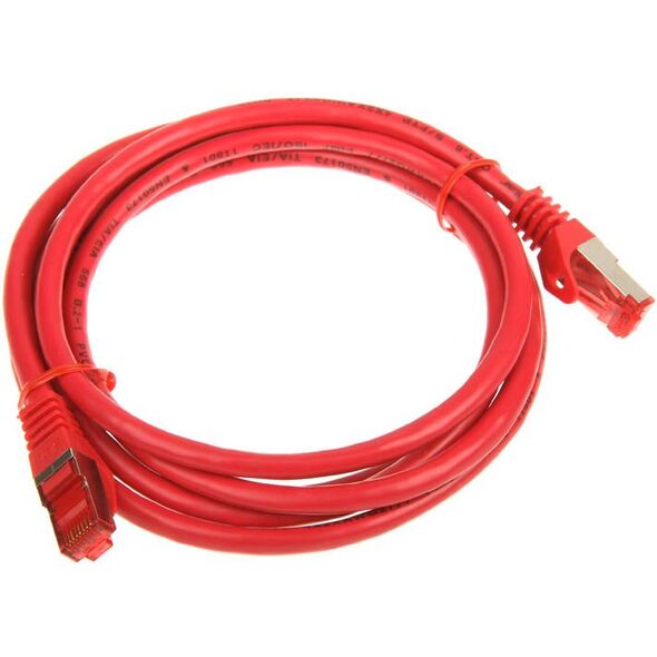 InLine 2m Cat.6 kabel sieciowy 1000 Mbit RJ45 - czerwony (76402R)