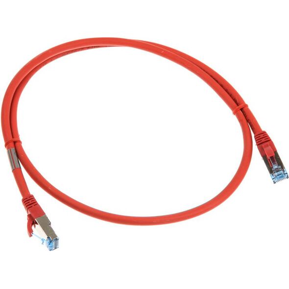 InLine Patch kabel sieciowy Cat.6A, S/FTP (PiMf), 500MHz, czerwony, 1m (76811R)
