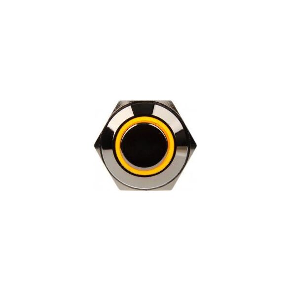 DimasTech Przycisk LED 16mm Żółty (PD010)