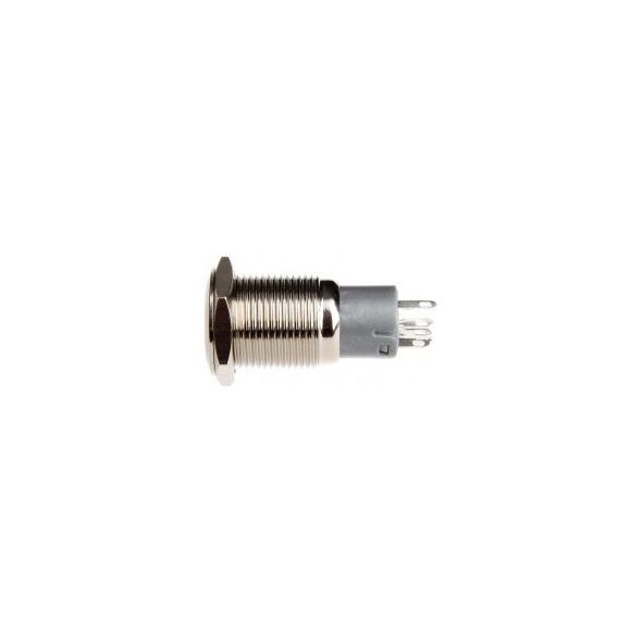 DimasTech Przycisk LED 16mm Żółty (PD010)