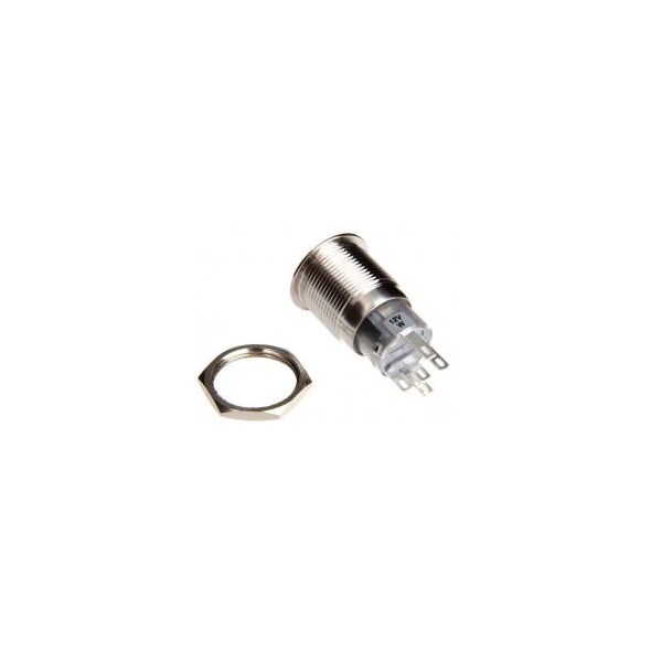 DimasTech Przycisk LED 19mm Żółty (PD024)
