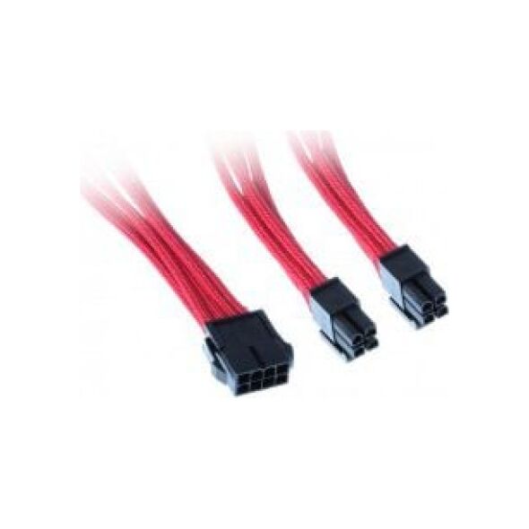 SilverStone ATX/EPS 8-pin - ATX/EPS 8-pin, 0.3m, Czerwony (SSTPP07EPS8R)