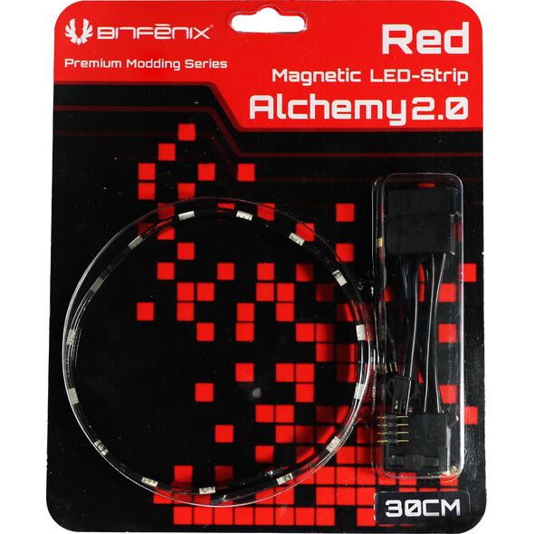 BitFenix Pasek LED Alchemy 2.0 60cm Czerwony (BFA-MAG-60RK30-RP)