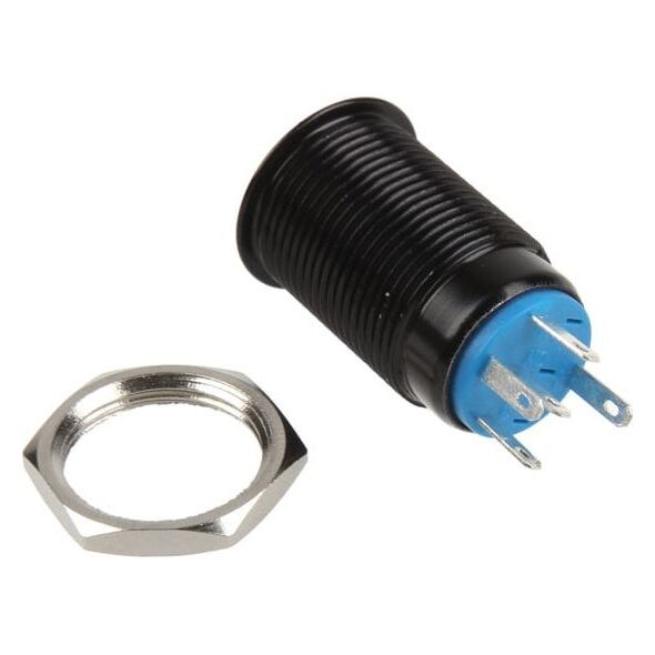 DimasTech Przycisk LED 16mm Żółty (PD030)