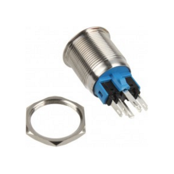 DimasTech Przycisk LED 22mm Żółty (PD096)