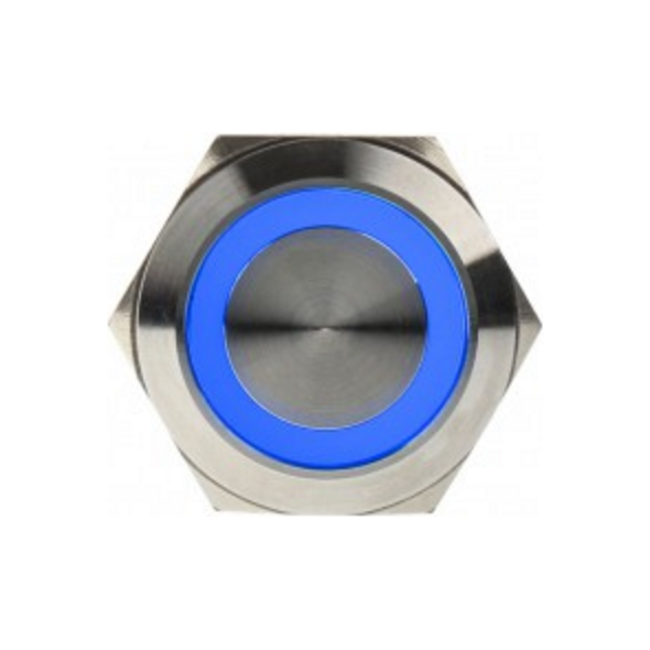 DimasTech Przycisk LED 22mm Niebieski (PD097)