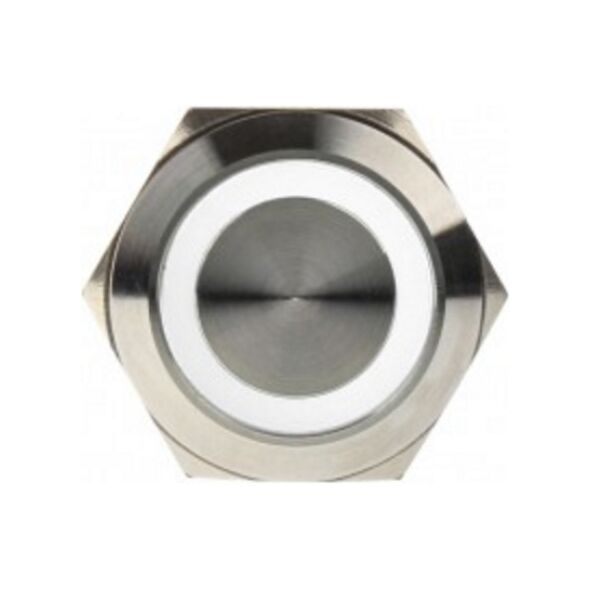DimasTech Przycisk LED 22mm Biały (PD099)