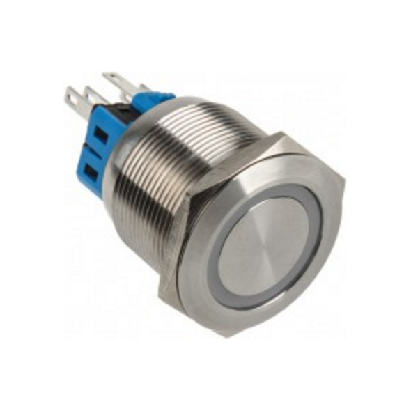 DimasTech Przełącznik LED 25mm Pomarańczowy (PD059)