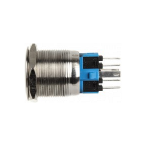 DimasTech Przełącznik LED 25mm Pomarańczowy (PD059)