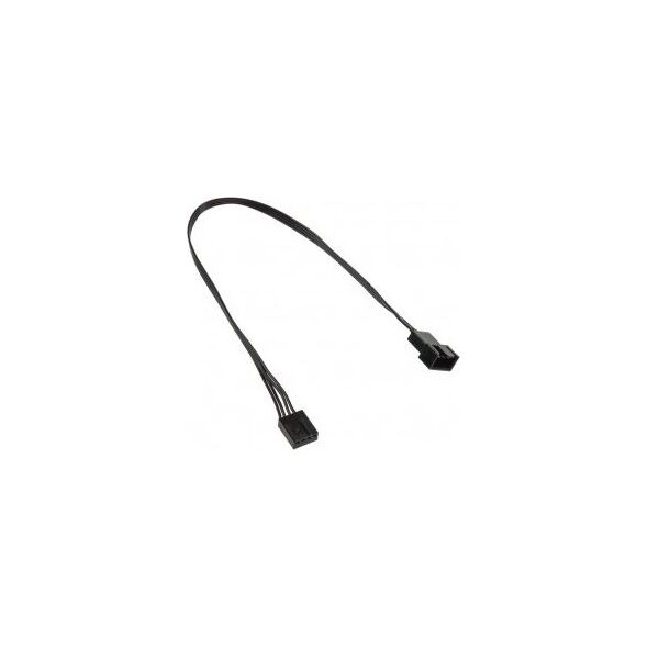 4-pin - 4-pin, 0.3m, Czarny (ZUAD-771)