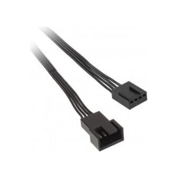 4-pin - 4-pin, 0.6m, Czarny (ZUAD-772)