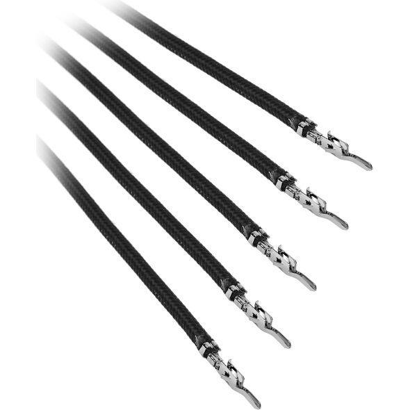 BitFenix Kable bez złącz, 0.2m, Czarny (BFX-ALC-20CMLK-RP)